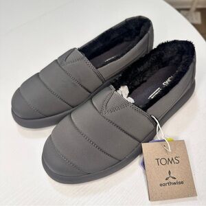 TOMS Charcoal Slip-On Shoes
